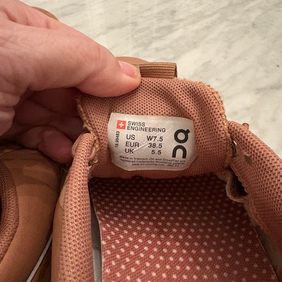 On Cloud Terry Cork Running Sneakers Swiss Engineering CloudTec EU 38.5‎ US W7.5 - Picture 11 of 15